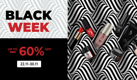 BLACK WEEK up to -60% off